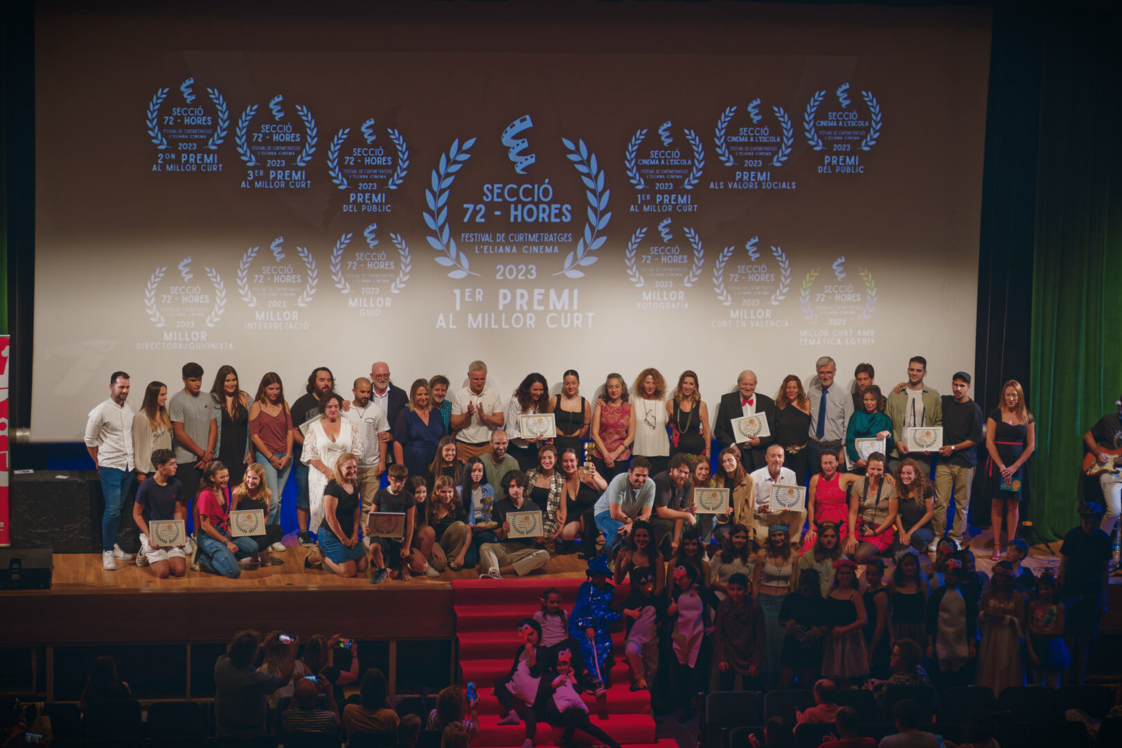 foto premiados gala 7ª edición leliana cinema